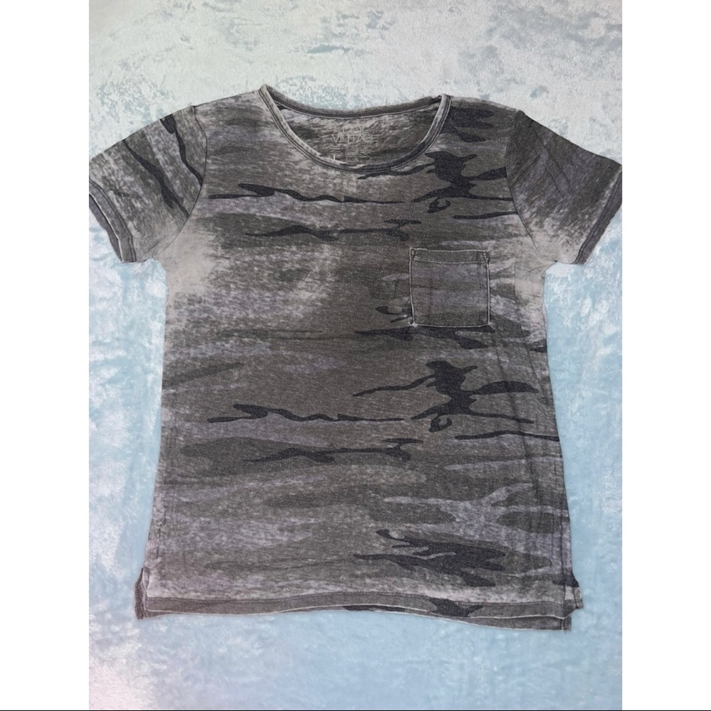 Worn Camo Pocket Tee